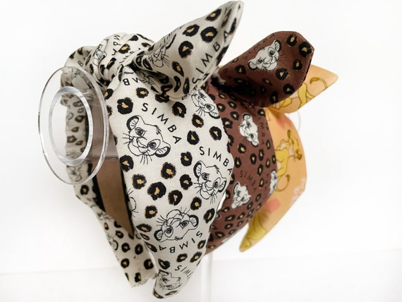 Lion King Top Knot and Bow Headband