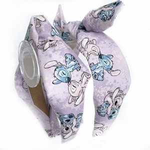 Disney Lilo and Stitch Top knot and Bow Headband True Love