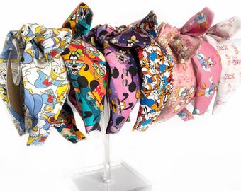 Disney Fab Five Top Knot and Bow Headband
