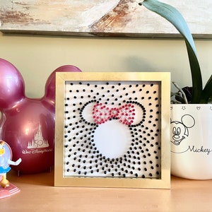 Mickey and Minnie Quilled Paper Art