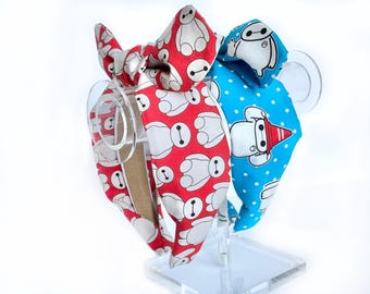Baymax Top Knot and Bow Headband