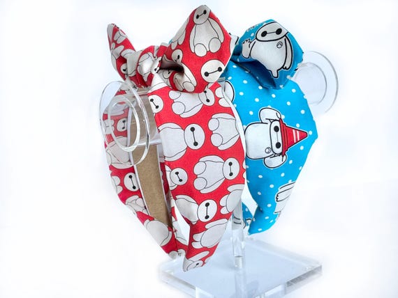 Baymax Top Knot and Bow Headband