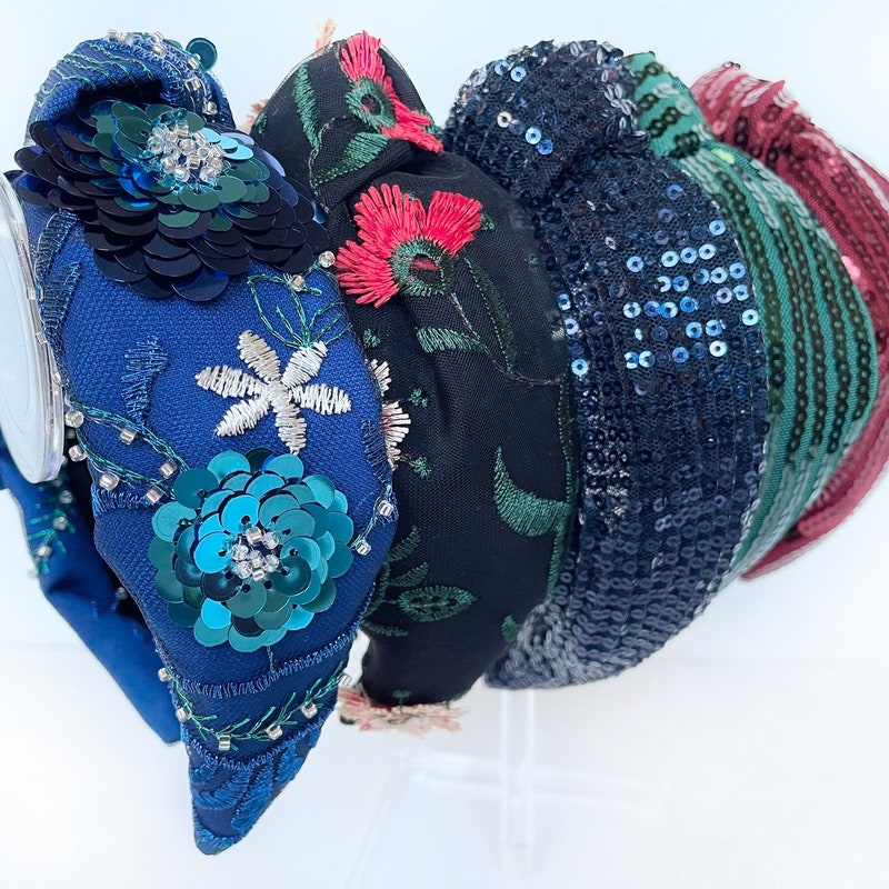 Sequined Rope Headband