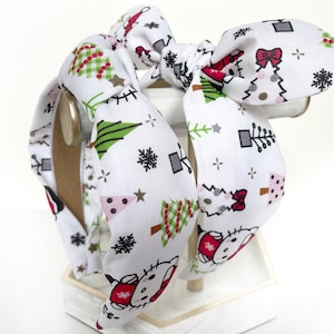 Hello Kitty Top Knot and Bow Headband 2 Christmas