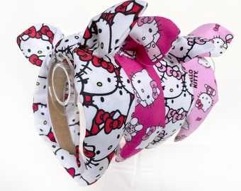 Hello Kitty Top Knot and Bow Headband 2