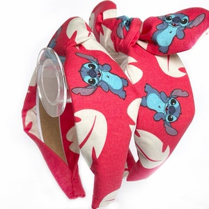Disney Lilo and Stitch Top knot and Bow Headband Palms Pals