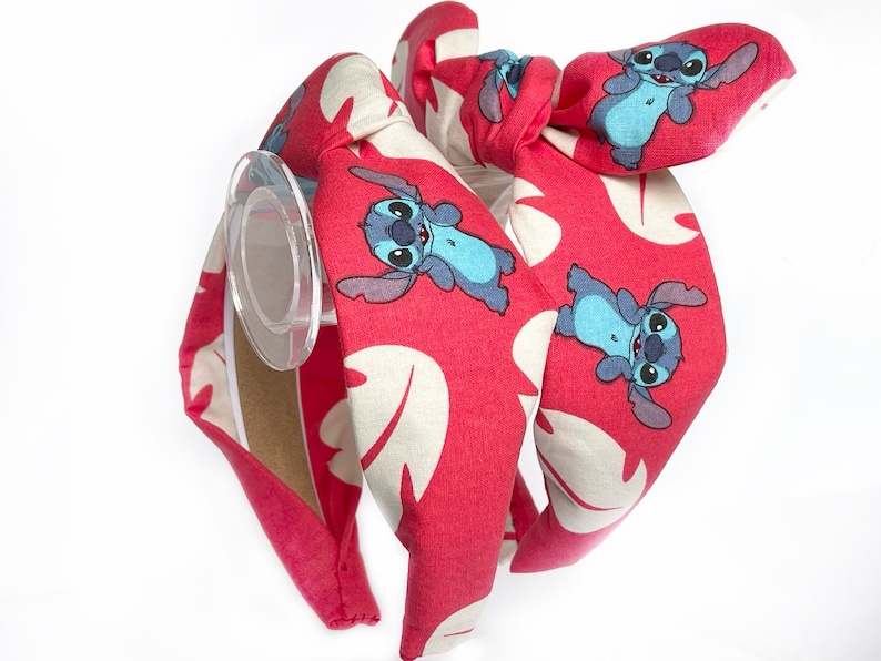 Disney Lilo and Stitch Top knot and Bow Headband Palms Pals