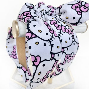 Hello Kitty Top Knot and Bow Headband 2 Pink Bow