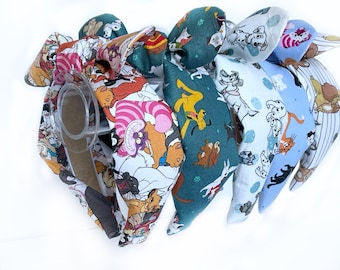 Disney Cats and Dogs Top Knot and Bow Headband