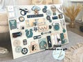Busy board for baby with Montessori sensory activities, 1st Birthday Gift, motorikbrett, wall busy board, activity board, product logo