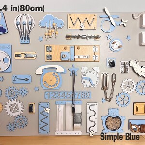 KiddyMoon Dino Motorikbrett - Montessori Lernspielzeug Aus Holz