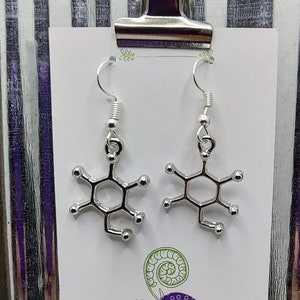 Glucose Molecule Earrings
