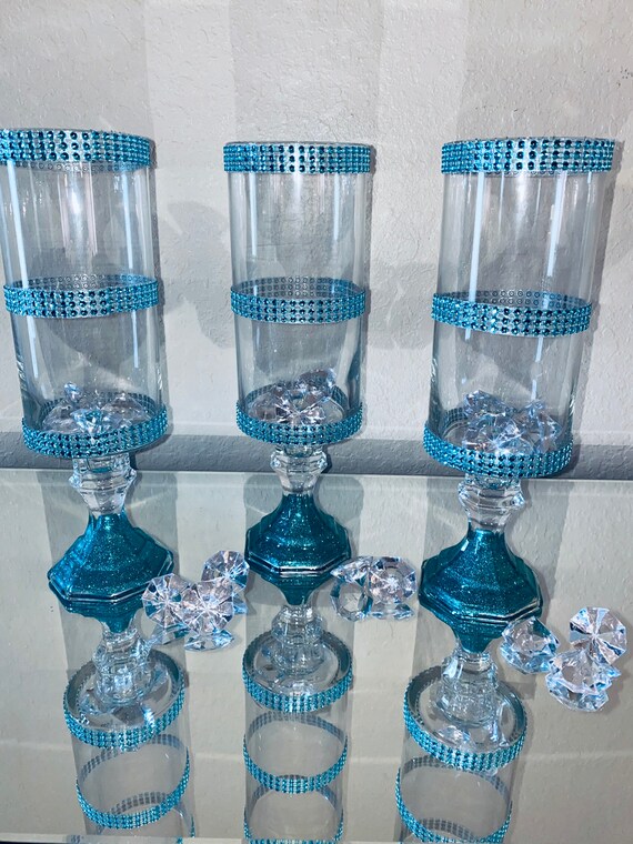 Bling & Glitter Cylinder vases Centerpieces for Events Or Etsy