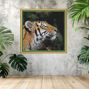 Tiger, Tiger...  Cross Stitch Pattern, PDF Chart Only