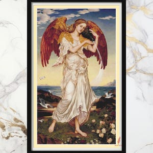 Eos Kreuzstichmuster: Griechische Göttin Full Coverage Design