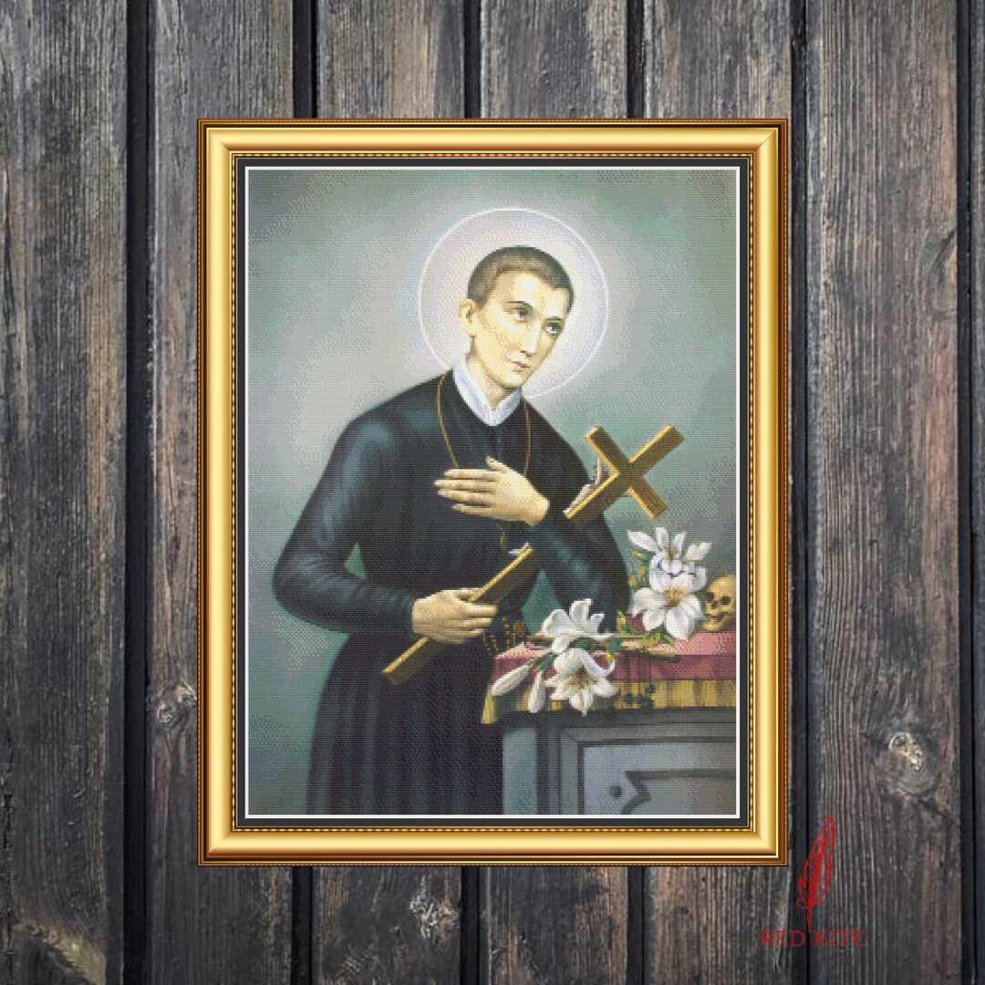 St Gerard Majella Cross Stitch Pattern (PDF Chart, Digital Download) - Etsy
