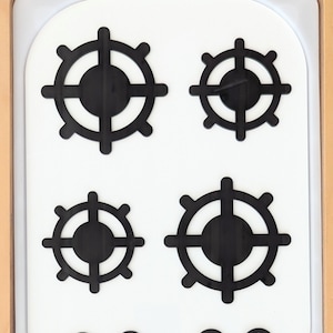 Insert de cuisinière étanche Flisat / Cuisinière en acrylique boue de cuisine / Couvercle de réchaud sensoriel Trofast Play / Table de jeu encastrable sensoriel pour table de cuisson