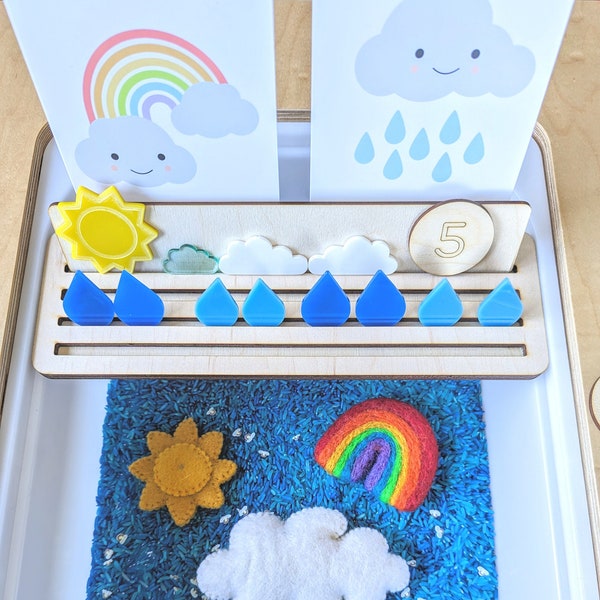 Mini Dis"play" Flashcard & Accessory Holder / Spelling Insert / Word Building Insert / Flash Card Holder / Sensory Tray / Loose Parts Tray