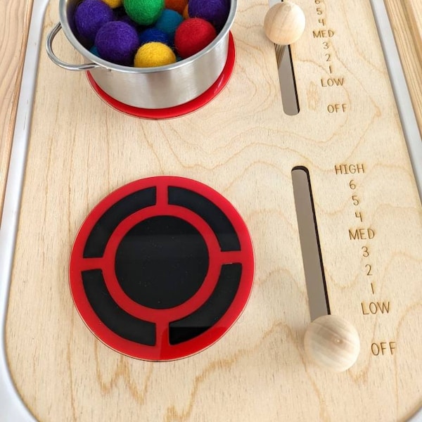 Stove Top Insert / Stove Top Lid / Stove Insert / Play Kitchen / Mud Kitchen / Flisat Cooktop / Flisat Kitchen / Flisat Insert / Play Stove