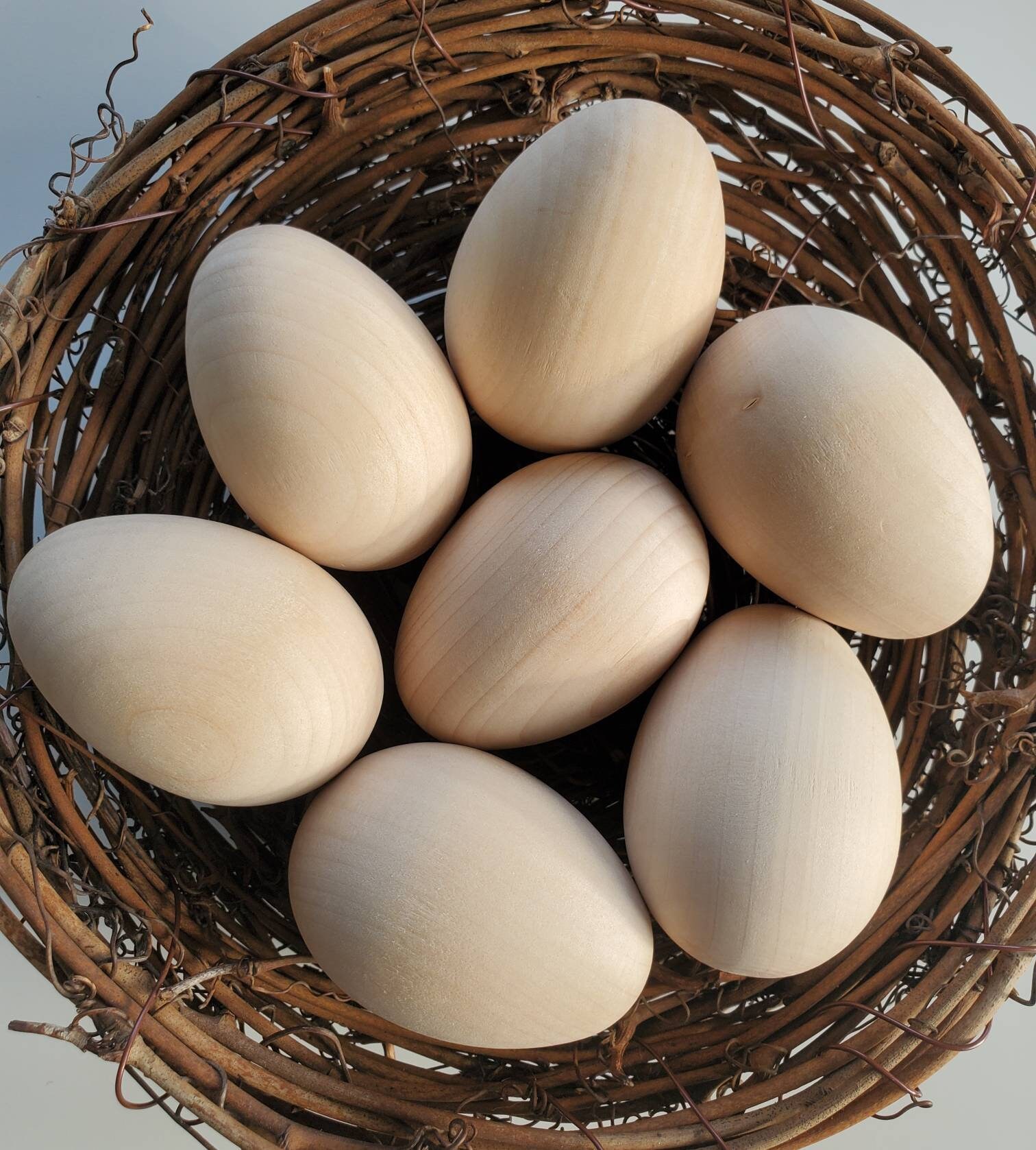 Wood Eggs / Dinosaur Eggs / Chicken Eggs / Bird Eggs / Craft