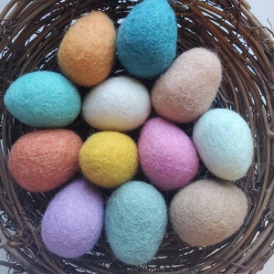 Felt Eggs / Dinosaur Eggs / Felt Chicken Eggs / Easter Eggs / Flisat Accessories / Bird Eggs / Felt Eggs / Montessori Eggs / Felt Food