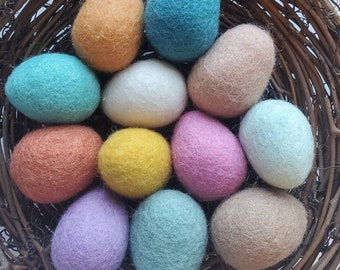 Felt Eggs / Dinosaur Eggs / Felt Chicken Eggs / Easter Eggs / Flisat Accessories / Bird Eggs / Felt Eggs / Montessori Eggs / Felt Food