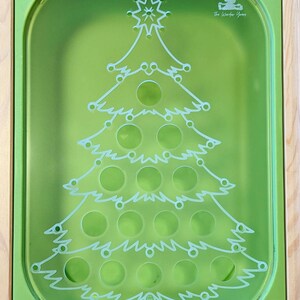 Christmas Tree Insert / Flisat Christmas Insert / Christmas Board / Christmas Sensory Bin / XMAS Insert / Christmas Tree Peg Board / Trofast Frost Acrylic