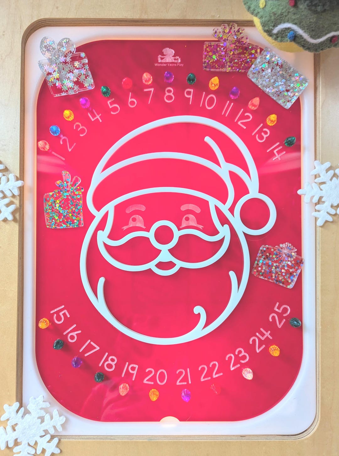 Flisat Countdown to Christmas Flisat Insert and Light Pegs / Santa ...