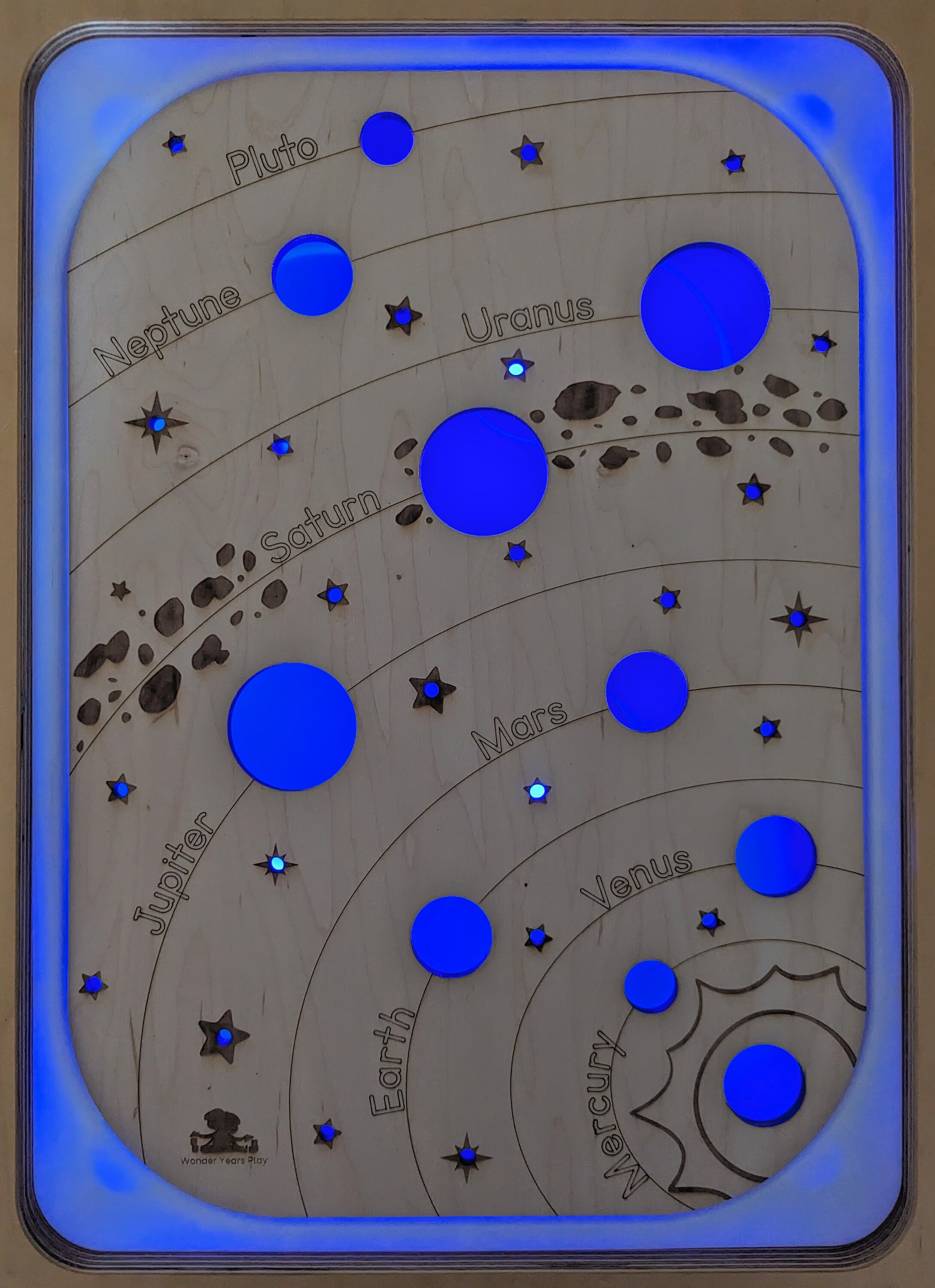 Flisat Solar System Insert and Felt Planets Play Set / Montessori Space ...