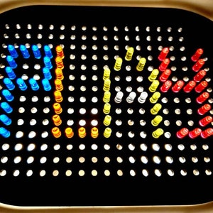 Flisat Light Peg Board / Acrylic Peg Board / Flisat Light Table / Light Table Insert / Light Box / Lite Brite / Flisat Insert / Light Table Black Acrylic