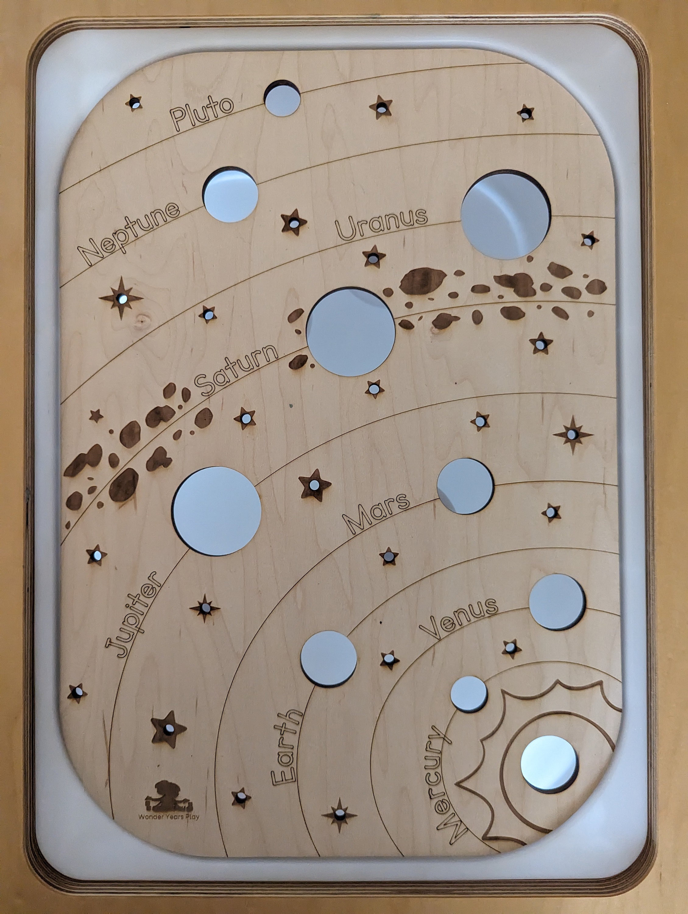 Flisat Solar System Insert and Felt Planets Play Set / Montessori Space ...
