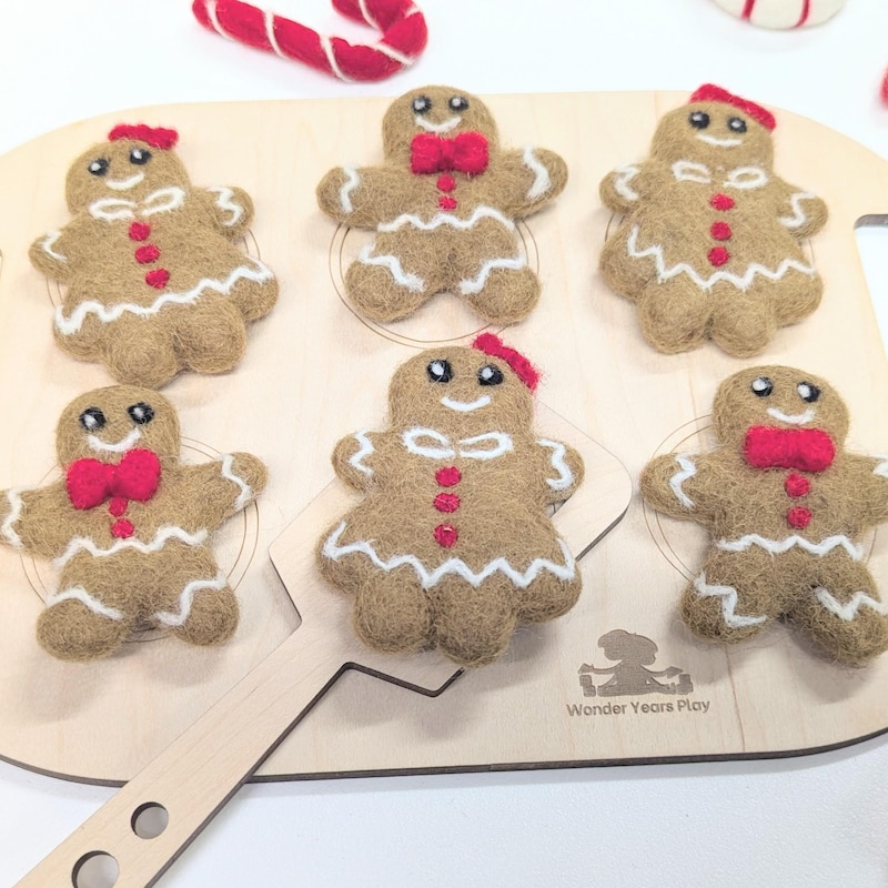 Felted Gingerbread Man Eaten - Etsy Canada