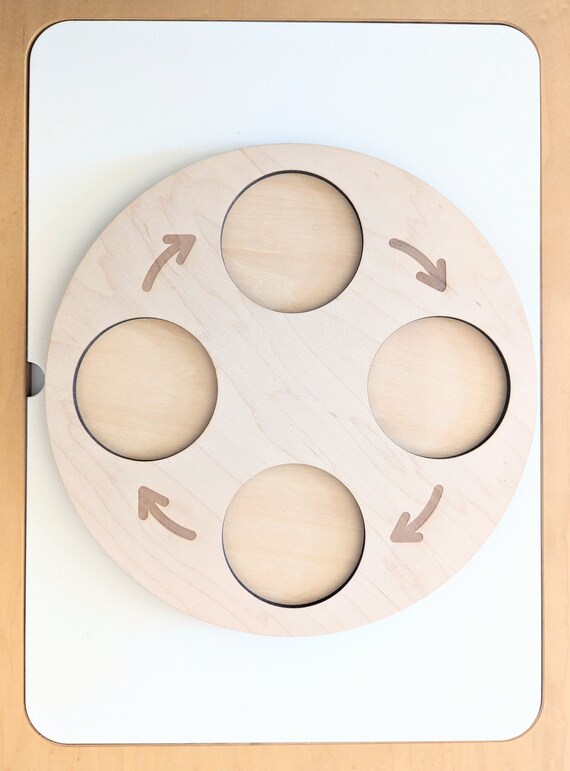 Kit Montessori Cycle De Vie – Planche En Bois Et 9 Figurines Animales Pour Enfants 3-10 Ans