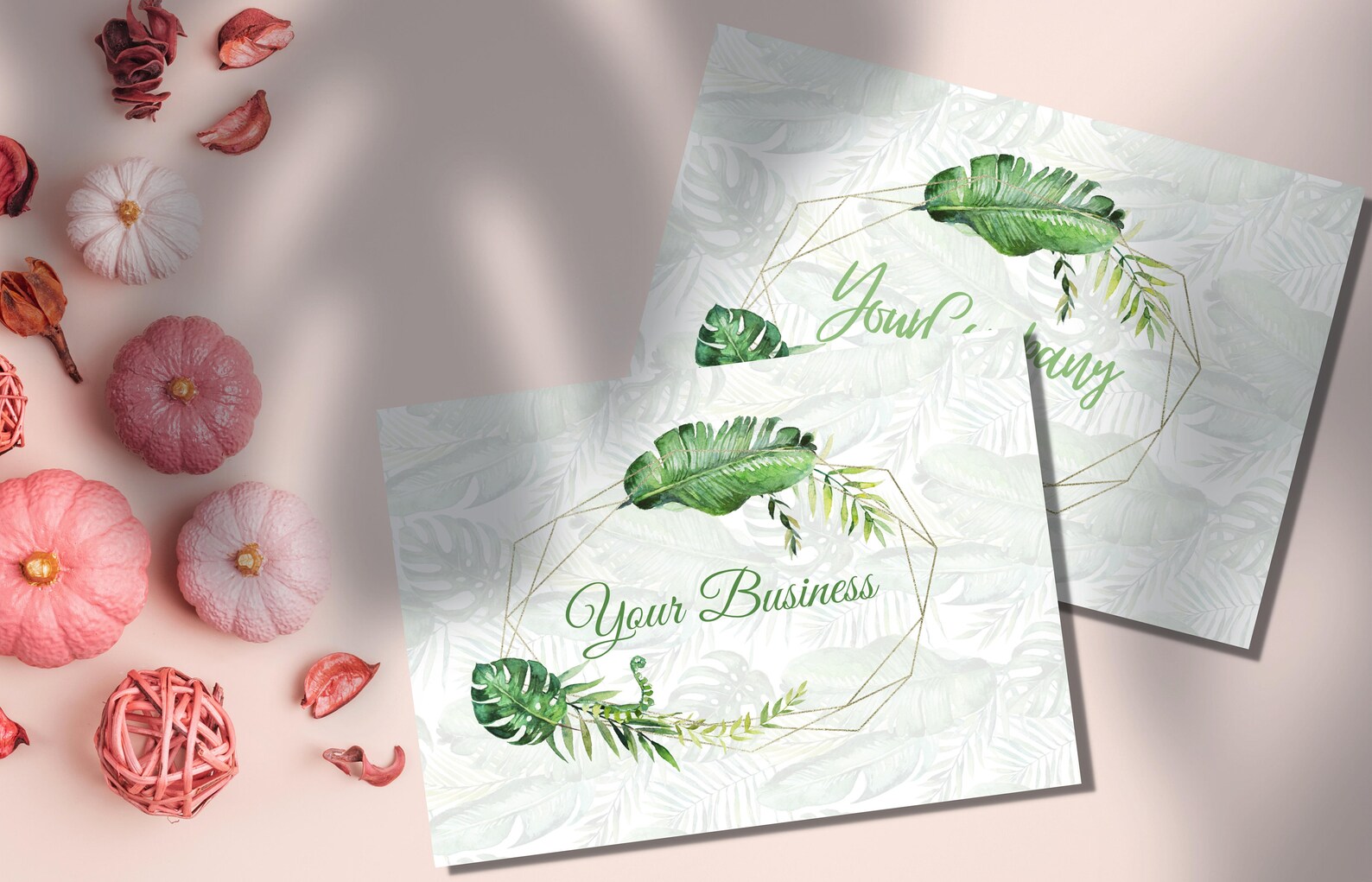 Editable Minimalist Jungle Gift Card Last Minutes Thank You Etsy