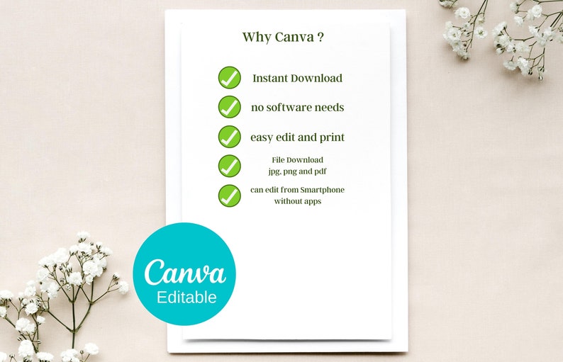 Editable Minimalist Jungle Gift Card Last Minutes Thank You Etsy