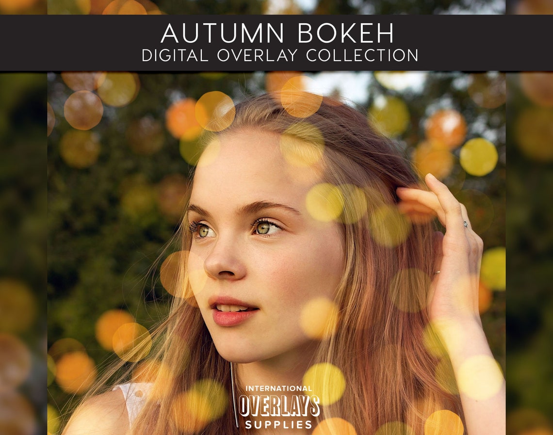AUTUMN BOKEH OVERLAYS, Photoshop Overlays, Bokeh, Autumn Bokeh, Bokeh ...