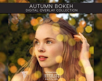 HERFST BOKEH OVERLAYS, Photoshop Overlays, Bokeh, Herfst Bokeh, Bokeh Overlay, Bokeh Overlays, Bokeh Light, Light Overlays, Herfst, Herfst