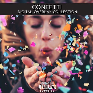 SOVRAPPOSIZIONI DI CONFETTI, Sovrapposizioni di Photoshop, Coriandoli, Sovrapposizione di coriandoli, Coriandoli digitali, Coriandoli soffiati, Glitter, Sovrapposizioni di nozze, png