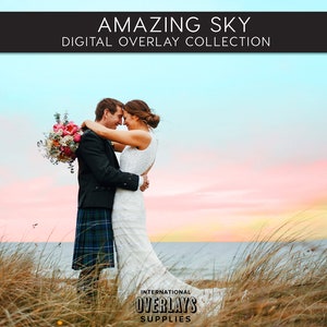 AMAZING SKY, Sky Overlays Photoshop  Summer Photo Edit Sky Sunset Overlays Clouds Backgrounds Digital Sky Dramatic Summer Romantic Backdrops