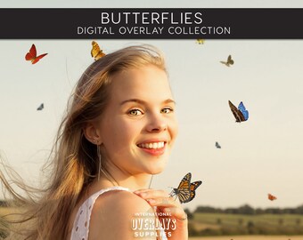 BUTTERFLIES OVERLAYS, Photoshop Overlays, Butterfly, Butterfly Overlay, Digital Butterflies, Butterflies, Butterflies Overlay, png