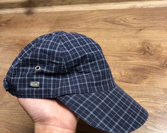 lacoste checkered cap