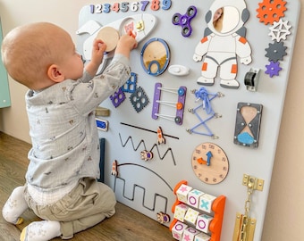 Kids Activity Boardmontessori Busy Board for Kidslearning - Etsy