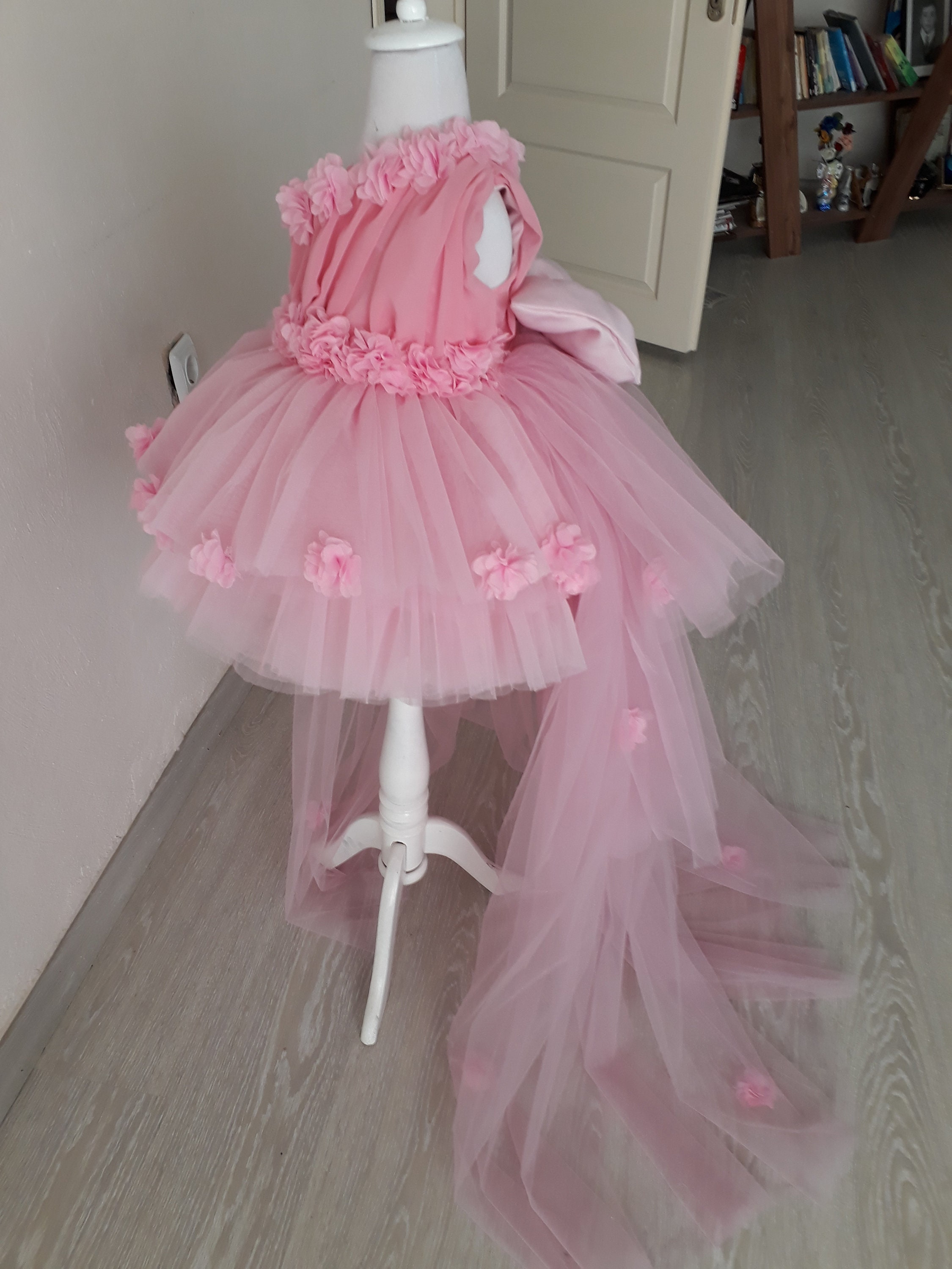 Pink Unicorn CostumeLuxury Unicorn DressFlower Birthday Etsy