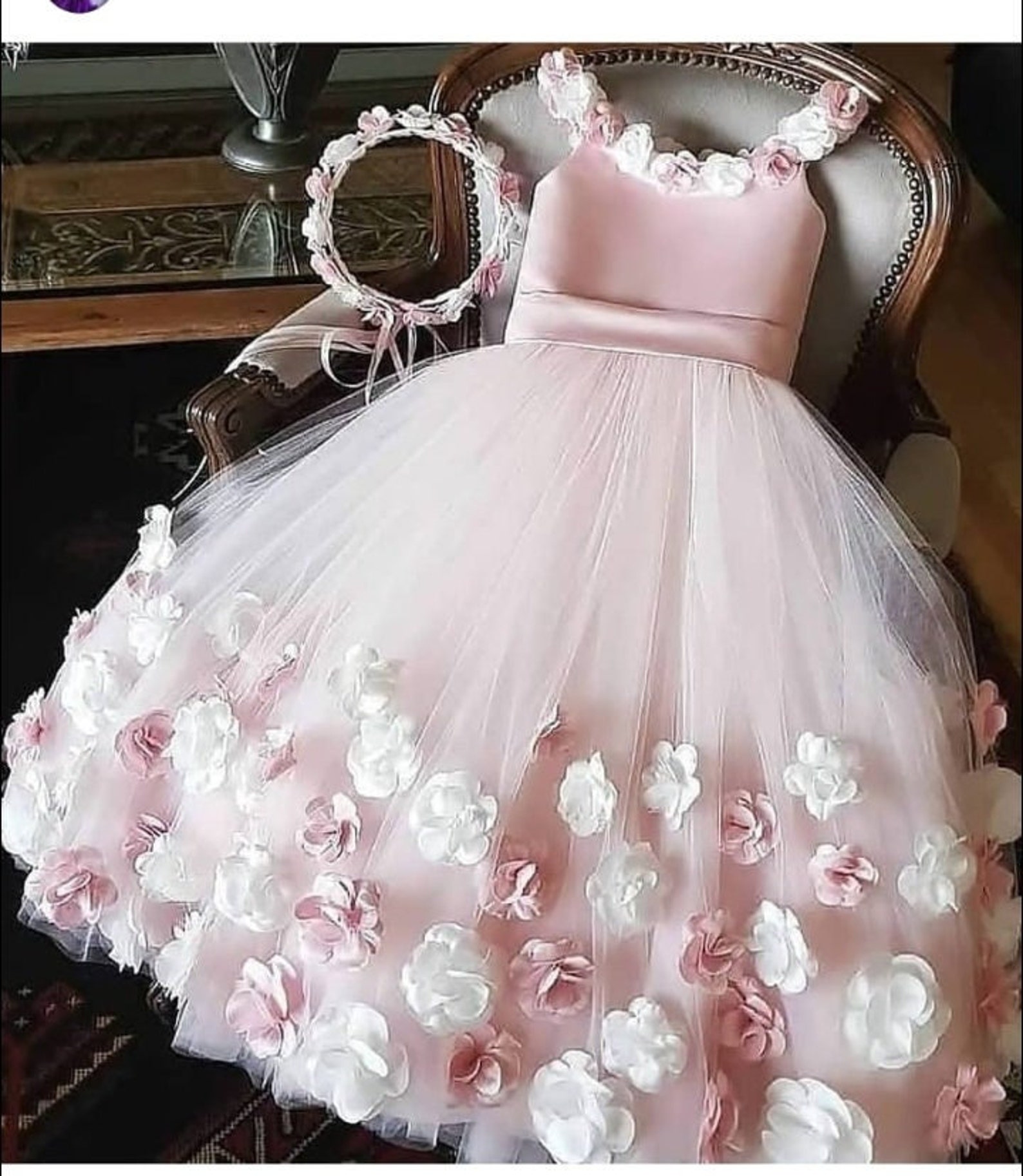 Grey & Pink - Infant Girl's Dress main image 1