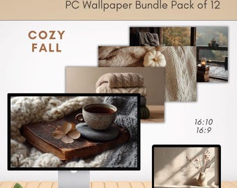 12 mysiga höstbakgrundsbilder för Macbook och Windows, neutrala höstestetiska bakgrundsbilder, mysigt landskap, minimalistisk, neutral höst