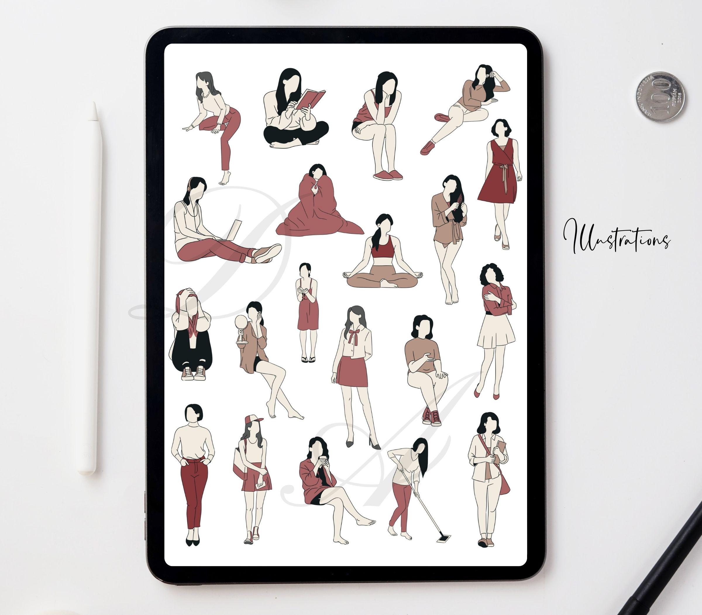 1200 Everyday Boho Winter Digital Stickers Bundle for Goodnotes, PNG ...