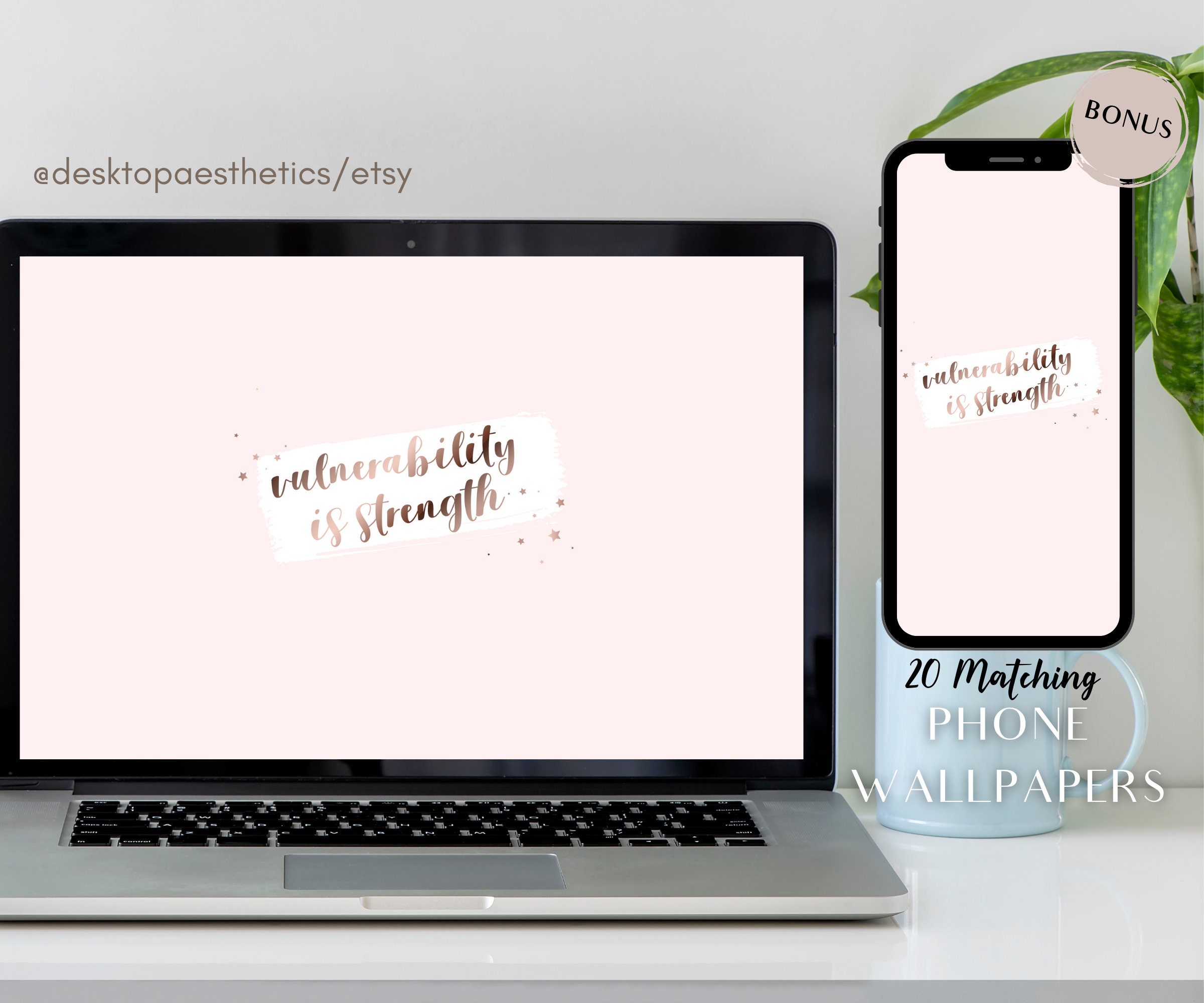 20 MINIMALIST Chic Quotes Desktop Wallpaper BUNDLE Ultra HD - Etsy