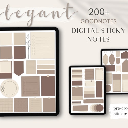 1000 Goodnotes Sticky Notes PNG Digital Stickers Bundle Etsy India