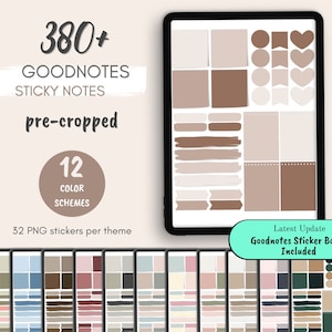 380+ Goodnotes Sticky Notes, PNG Digital Stickers, Goodnotes Planner, Journal | Digital Planner Notes | Goodnotes, Notability Sticker Pack