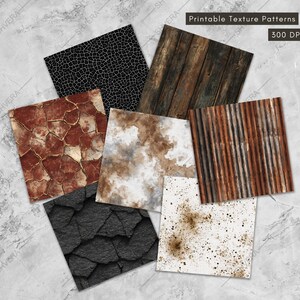 rustic brown junk journaling and scrapbooking paper pack